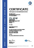 ISO 50001:2018 certifikat