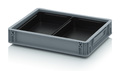 AUER Packaging Insertable bins 2-part partition crosswise EK 2/50 43 Preview image 2