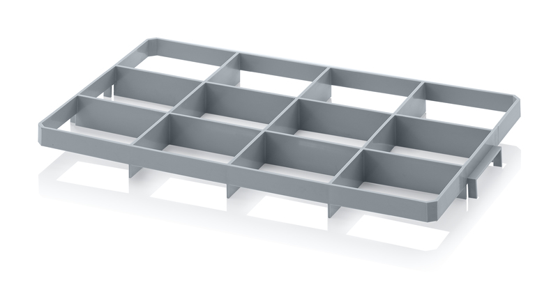 Box Inserts / Partitions for Glasses for Eurocontainers 60 x 40 cm Box Inserts / Partitions for Glasses for Eurocontainers 60 x 40 cm AUER Packaging Gef 12 o