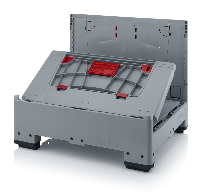 Collapsible Big Boxes with cut-out handles with flaps AUER Packaging KLK 1210