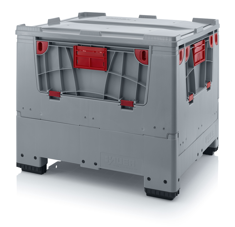 Collapsible Big Boxes with cut-out handles with flaps AUER Packaging KLK 1210