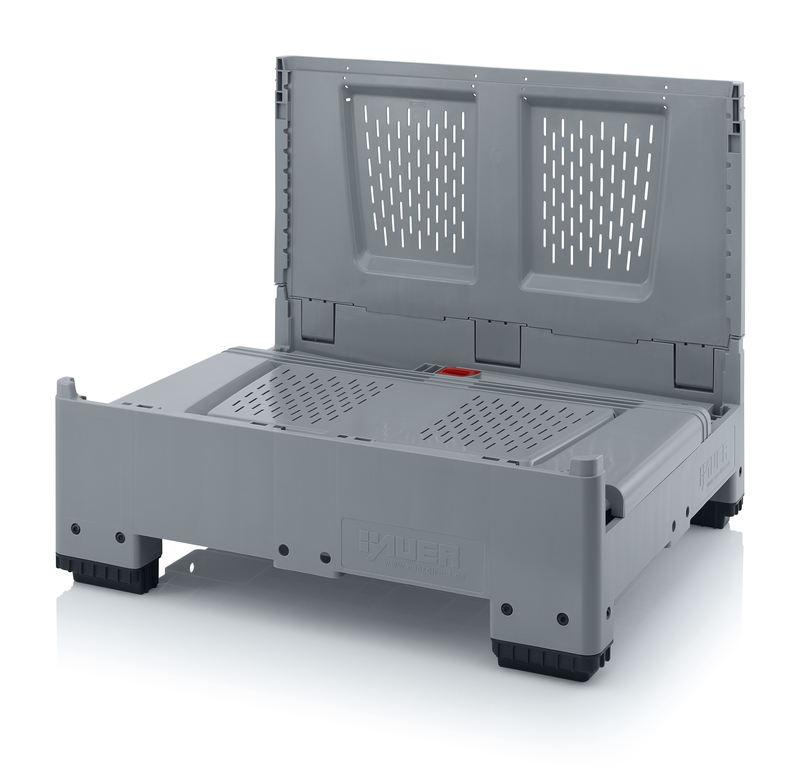 Collapsible Big Boxes with ventilation slits in base and sides AUER Packaging KLO 1210