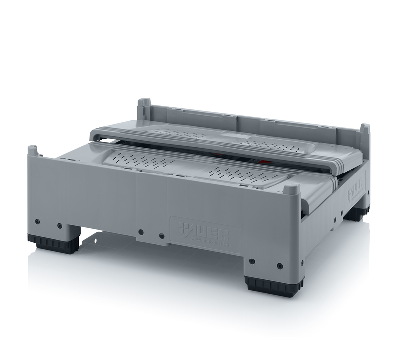 Collapsible Big Boxes with ventilation slits in base and sides AUER Packaging KSO 1210
