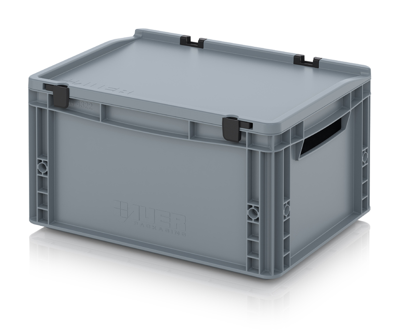 Euro Containers With Lids AUER Packaging ED 43/22 HG