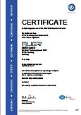 Certifikát ISO 50001:2018