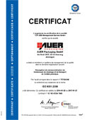 Certificat ISO 9001:2015