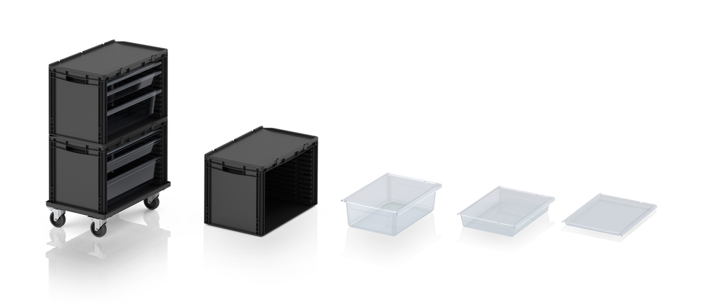 AUER Packaging Cajas con compartimientos ESD Portada