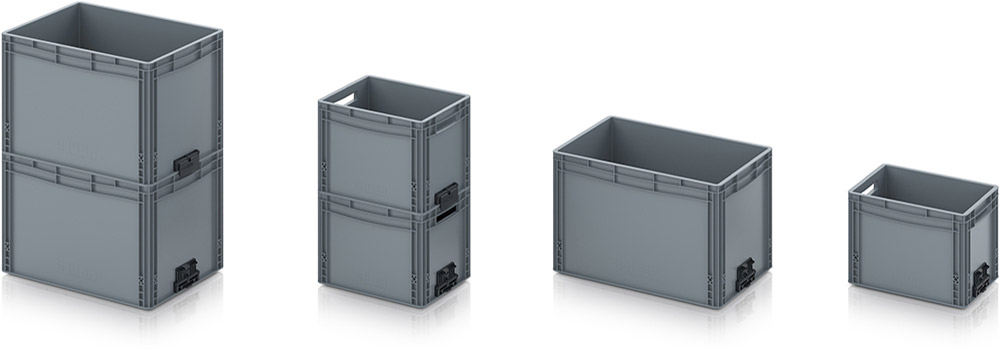 AUER Packaging Solid Euro containers with a coupling system Title image