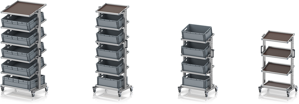 Euroboxen Verbinden Auer Eurobehälter EG 43/22 – Schwarze Lagerkiste 40x30x22 Cm, Stapelbar & Hygienisch, 20 L Volumen Einsatzkästen Für