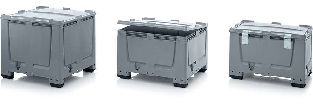 AUER Packaging Контейнеры Bigbox с крышкой на шарнире Изображение заголовка