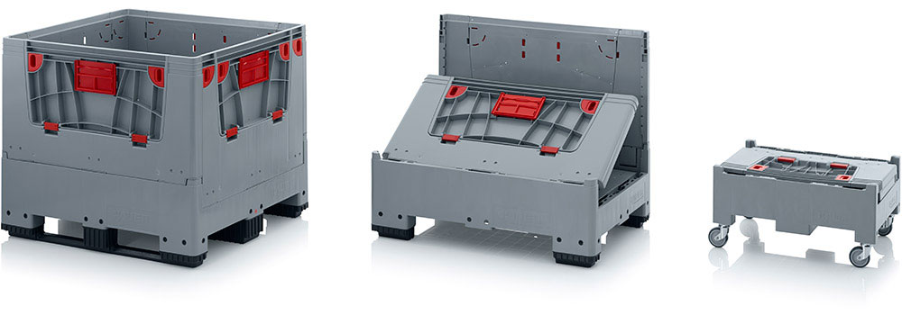AUER Packaging Складные контейнеры Bigbox с четырьмя откидывающимися стенками Изображение заголовка