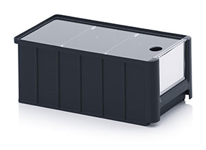 ESD-Sichtlagerkästen schützen Elektroteile | AUER Packaging