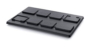 ESD pallet place-on lids Multi-purpose