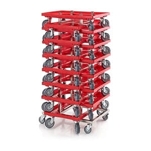 Stacking trolleys