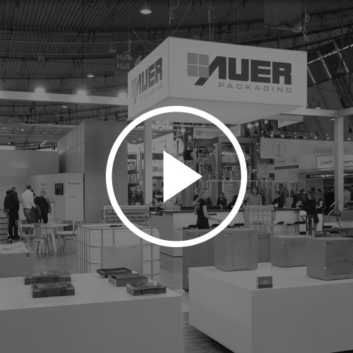 AUER Packaging Rekord-messestand i nytt design