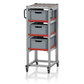 AUER Packaging Carrelli attrezzati per contenitore Euro 60 x 40 Altezza 134 cm SE 134 6422.2 Immagine preview 1