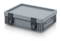AUER Packaging Contenitore Euro con coperchio a cerniera Pro EDP 43/12 HG Immagine preview 2