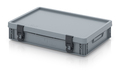 AUER Packaging Contenitore Euro con coperchio a cerniera Pro EDP 64/12 HG Immagine preview 2