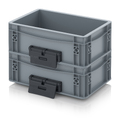 AUER Packaging Euro containere închise cu sistem de cuplare EG VL 32/12 HG Imagine de previzualizare 2