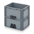 AUER Packaging Eurobehälter geschlossen mit Verknüpfungssystem EG VL 43/22 HG Vorschaubild 2