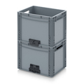 AUER Packaging Eurobehälter geschlossen mit Verknüpfungssystem EG VL 43/32 Vorschaubild 2