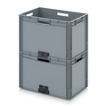 AUER Packaging Eurobehälter geschlossen mit Verknüpfungssystem EG VL 64/42 HO Vorschaubild 2