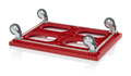 AUER Packaging Maxi HD transport trolley with rubber wheels RO 86.4 HD GU FA Preview image 2
