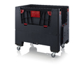 AUER Packaging Opvouwbare ESD-palletboxen met 4 inwerpluiken ESD KLK 1208R Previewafbeelding 2
