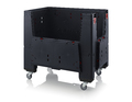 AUER Packaging Opvouwbare ESD-palletboxen met 4 inwerpluiken ESD KLK 1208R Previewafbeelding 3