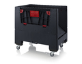 AUER Packaging Opvouwbare ESD-palletboxen met 4 inwerpluiken ESD KLK 1208R Previewafbeelding 5