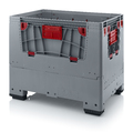 AUER Packaging Sammenklappelige bigboxe med 4 gribeklapper KLK 1208 Eksempelbillede 1