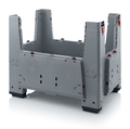 AUER Packaging Sammenklappelige bigboxe med 4 gribeklapper KLK 1208 Eksempelbillede 4