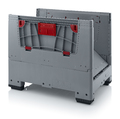 AUER Packaging Sammenklappelige bigboxe med 4 gribeklapper KLK 1208 Eksempelbillede 6