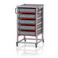 AUER Packaging System trolleys for Euro containers 80 x 60 Height 134 cm SE 134 8612 Preview image 1