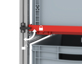 AUER Packaging Tartozékok rendszerkocsi Reteszzár 4 reteszelési pozícióval (4x90°) Elölnézet 2