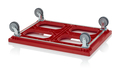 AUER Packaging Transportroller Maxi HD met rubberen wielen RO 86.4 HD GU BO Previewafbeelding 2