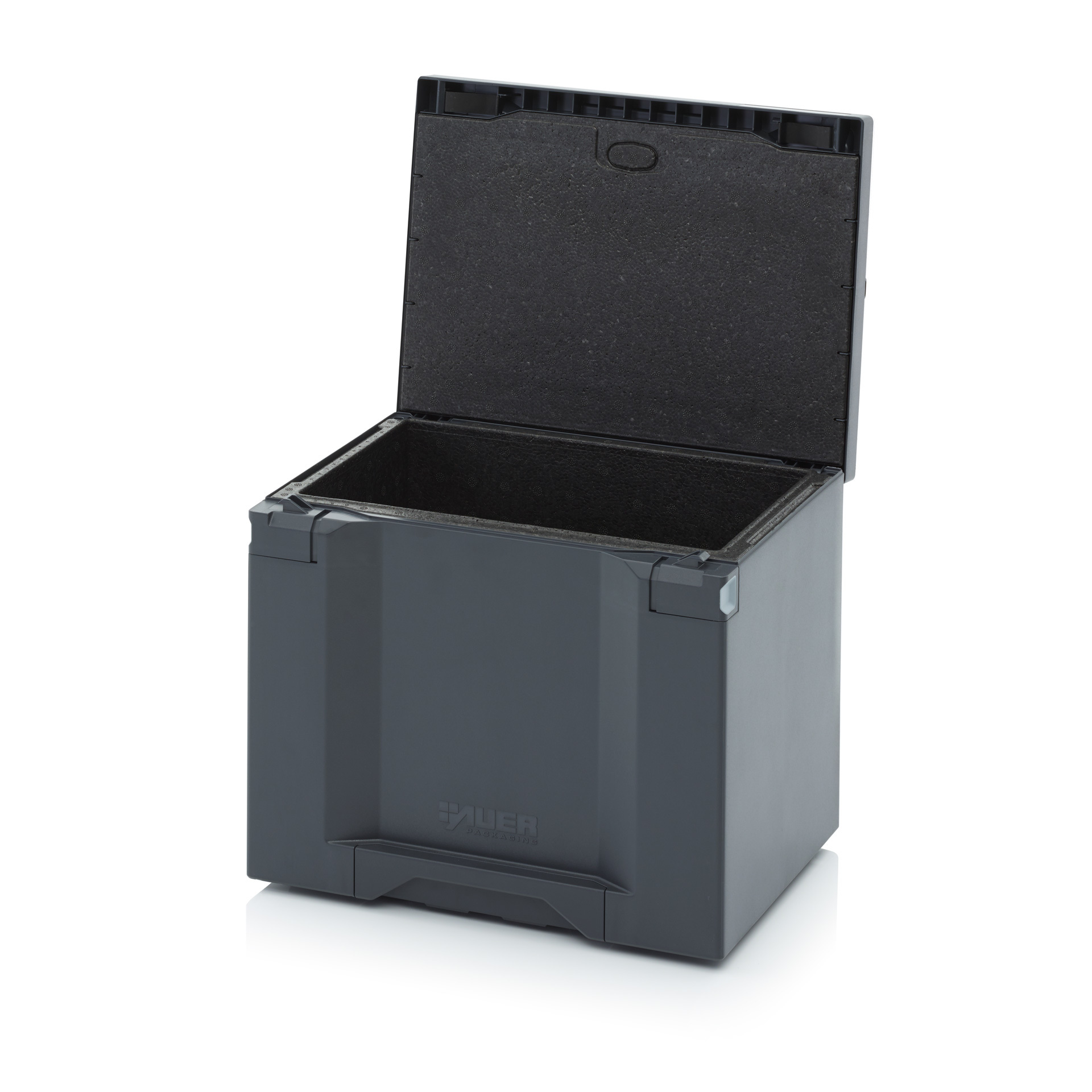 Kühlbox Kunststoff dunkelgrau mit Tragegriffen ( BxHxT ) 68 x 44 x