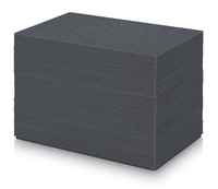 Mousse prédécoupée pour bacs Euro<br><small>EG S SEWW 64/42</small>