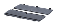 Couvercles rabattables ESD pour box pliables<br><small>ESD FB DE 64</small>