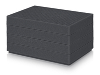 Imbottitura a cubo in schiuma per contenitori Euro<br><small>EG S SEWW 43/22</small>