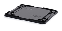 ESD elektricky vodivá víka pro Euro přepravky<br><small>ESD DE 86</small>