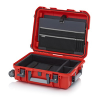 Insert ordinateur portable 15″ avec panneau de couvercle à bande grise