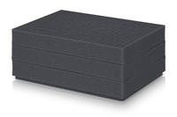 Almofadas de molde em espuma para recipientes Euro<br><small>EG S SEWW 43/17</small>