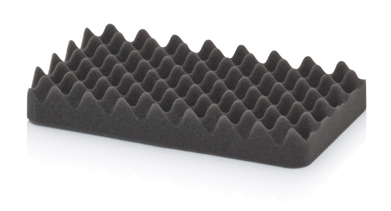 AUER Packaging Acolchoamento de cobertura adequado para mala de proteção Espuma convoluta PU encaixe de cobertura para CP 32