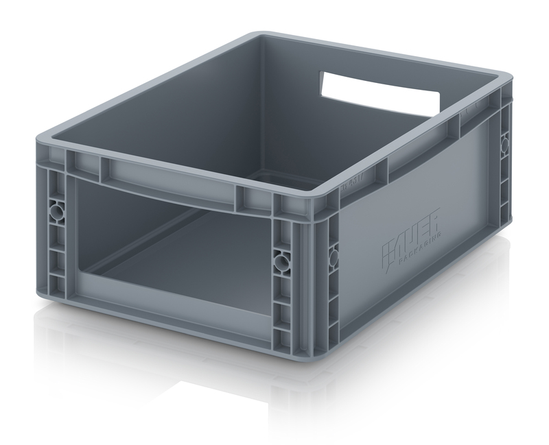 AUER Packaging Bacs de rangement avec fenêtre au format Euro SLK SK S 43/17