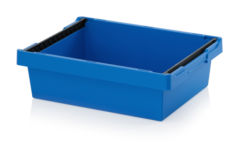 AUER Packaging Bacs réutilisables avec barre de gerbage MBB 6417