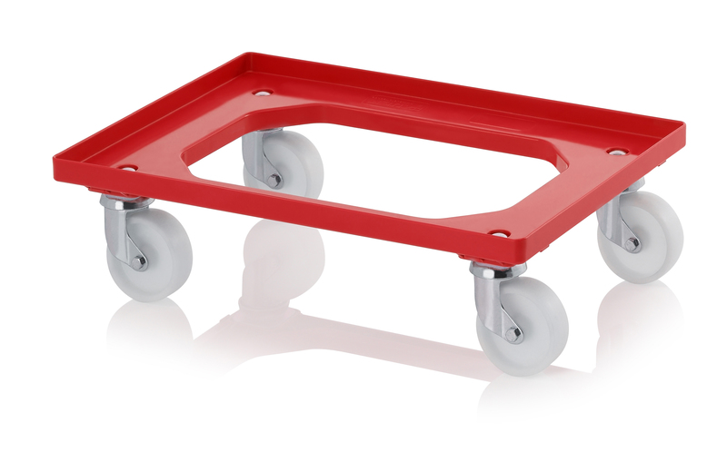 AUER Packaging Compact transport trolleys with polyamide wheels RO 64 PA