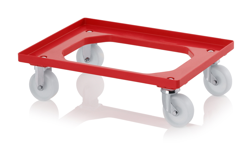 AUER Packaging Compact transport trolleys with polyamide wheels RO 64 PA BO