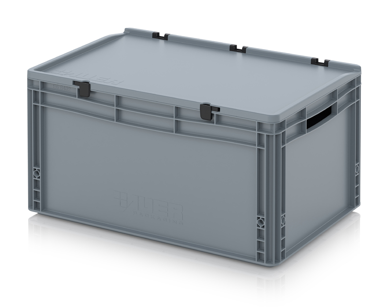 Contenitori Euro con coperchio con cerniere ED 64/32 AUER Packaging Contenitori Euro con coperchio con cerniere ED 64/32