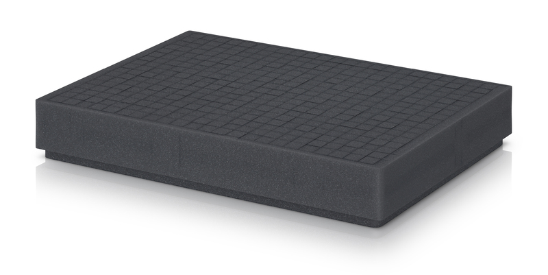 AUER Packaging Căptușeală cubică din spumă pentru euro container EG S SEWW 43/75